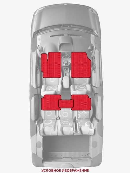 ЭВА коврики «Queen Lux» стандарт для Honda Civic 5D (10G)